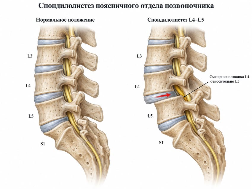 спондилолистез позвоночника